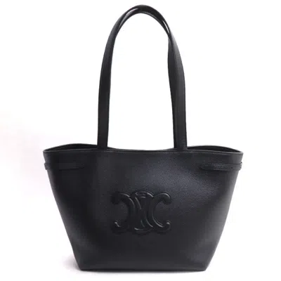 Pre-owned Celine Black Leather Tote Bag ()