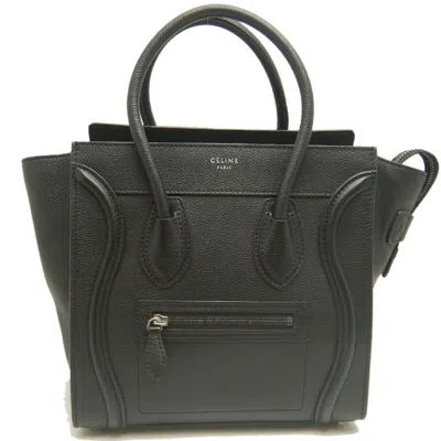 Pre-owned Celine Black Leather Tote Bag ()