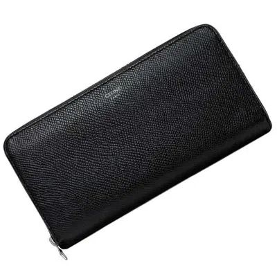 Pre-owned Celine Black Leather Wallet (bi-fold) ()