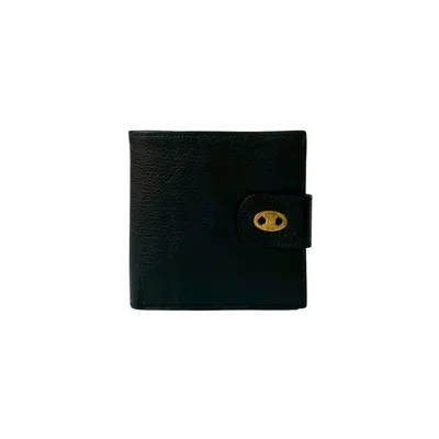 Pre-owned Celine Black Leather Wallet (bi-fold) ()