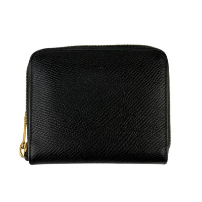 Pre-owned Celine Black Leather Wallet (bi-fold) ()