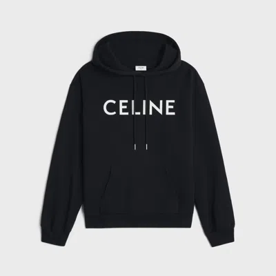 Celine Black Logo Hoodie