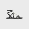 Celine Black Lympia Strappy Sandal