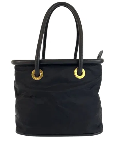 Pre-owned Celine Black Nylon & Leather Tote (authentic Pre-loved)