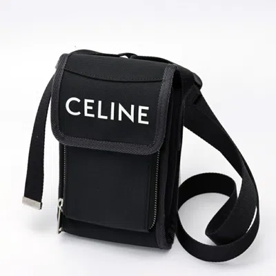 Pre-owned Celine Black Nylon Pouch Shoulder Bag ()