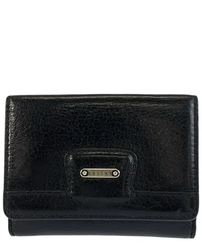 Pre-owned Celine Black Others Compact Wallet (authentic Pre-loved)