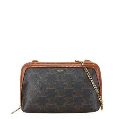 Pre-owned Celine Black Pvc Leather Shoulder Bag ()