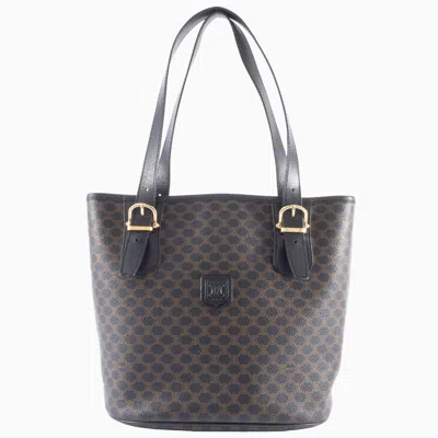 Pre-owned Celine Black Pvc Leather Tote Bag ()