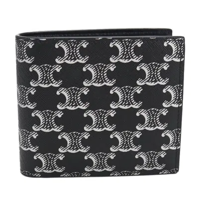 Pre-owned Celine Black Pvc Wallet (bi-fold) ()