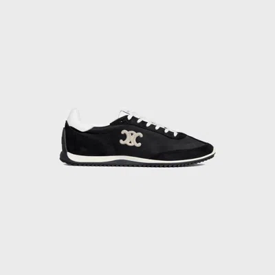 Celine Black Racer Sneakers Triomphe Logo