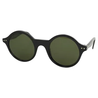 Pre-owned Celine Céline Black Round Acetate Sunglasses Style Cl41434 – 48-22-150, 2010