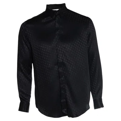 Pre-owned Celine , Black Silk Polkadot Shirt