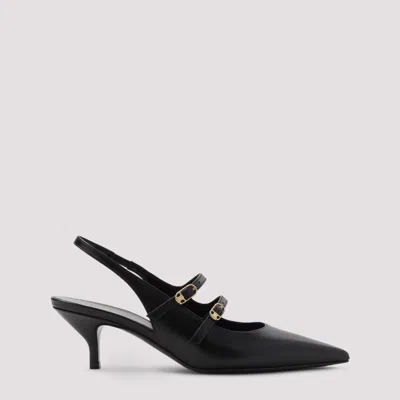 Celine Black Slingback Heels