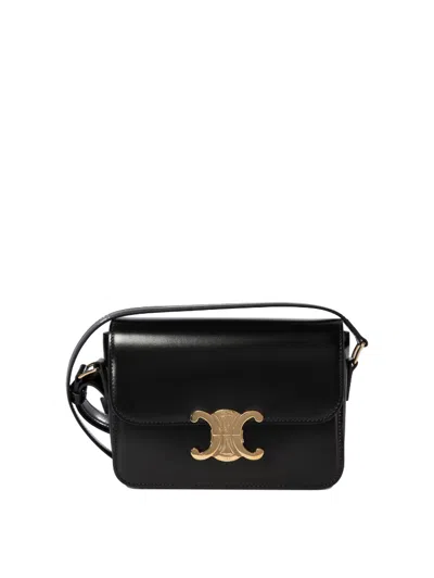 Celine Black Teen Thriomphe Bag