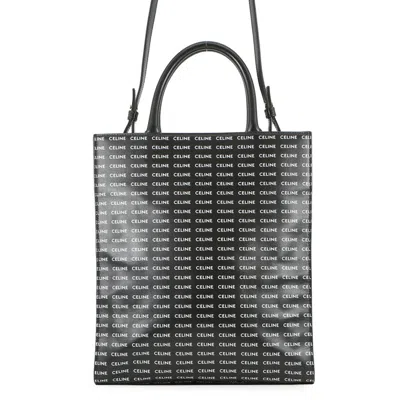 Pre-owned Celine Black White Pvc Leather Tote Bag () In Multi