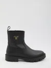 Celine Black Zipped 35 Calf Leather Boots In White