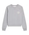 Celine Blason Sweatshirt In Cashmere Cotton In Gray