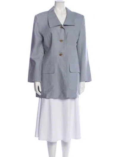 Pre-owned Celine Blazer In Blue