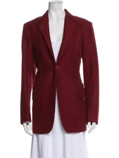 Pre-owned Celine Blazer In Burgundy