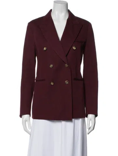 Pre-owned Celine Blazer In Burgundy