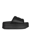 Celine Block Trimphe Slippers In Black