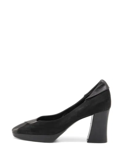 Pre-owned Celine Block-heel Pumps In Black