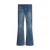Celine Women Marco Jeans In Denim With Dark Union Wash In Blue