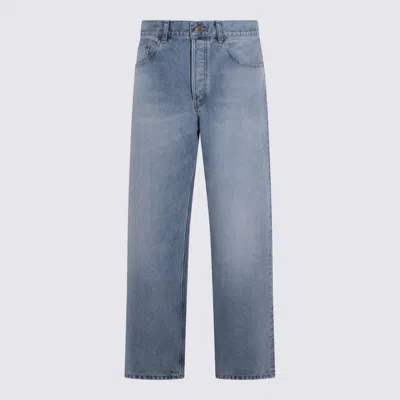Celine Blue Bliss Denim Jeans In Gray