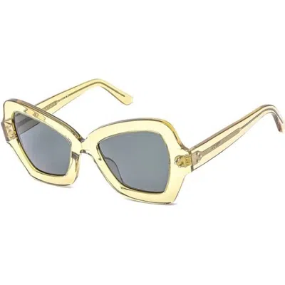 Celine Blue Butterfly Ladies Sunglasses Cl40067i 47v 54 In Gold