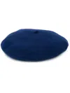 Celine Céline Robert Knitted Beret Hat In Blue