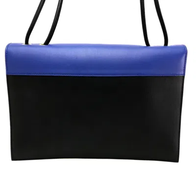 Pre-owned Celine Blue Leather Clutch Bag ()