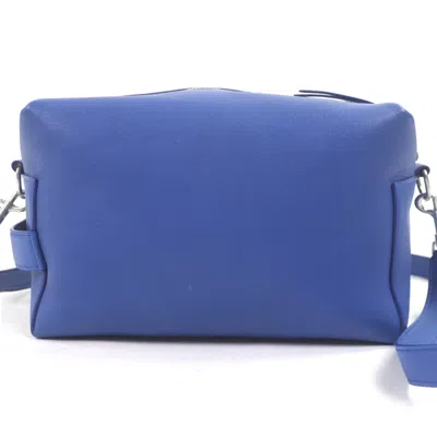Pre-owned Celine Blue Leather Messenger Bag Shoulder Bag ()