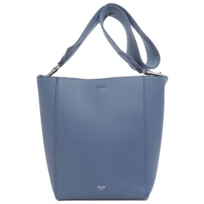 Pre-owned Celine Blue Leather Shoulder Bag ()