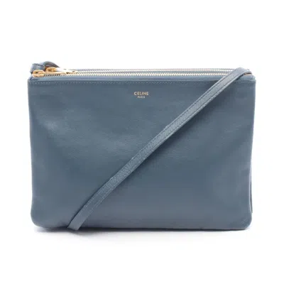 Pre-owned Celine Blue Leather Shoulder Bag ()