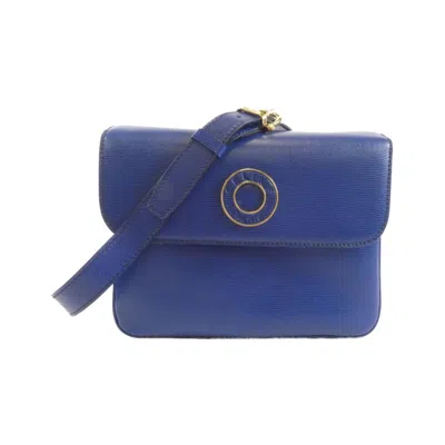 Pre-owned Celine Blue Leather Shoulder Bag ()