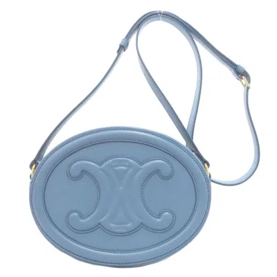 Pre-owned Celine Blue Leather Shoulder Bag ()