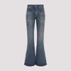 Celine Woman Jeans Blue Size 30 Cotton In Blue