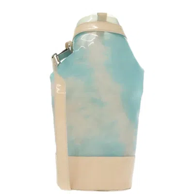 Pre-owned Celine Céline Blue Vinyl Shoulder Bag ()