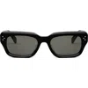 Celine Bold 3 Dot Rectangular Sunglasses In Black
