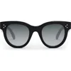 Celine Bold 3 Dots 48mm Square Sunglasses In Black