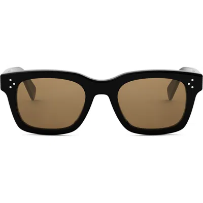 Celine Bold 3 Dots 50mm Square Sunglasses