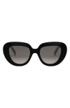 Celine Bold 3 Dots 51mm Gradient Butterfly Sunglasses