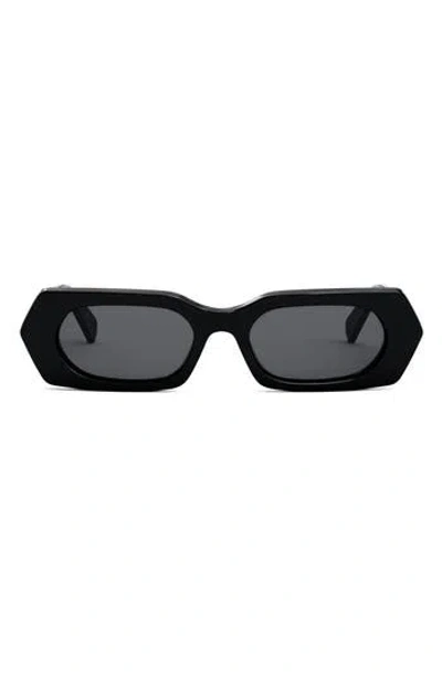 Celine Bold 3 Dots 51mm Rectangular Sunglasses