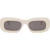Celine Bold 3 Dots 51mm Rectangular Sunglasses In Neutral