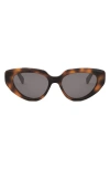 Celine 3 Dots Cl40286i 53a In Blonde Havana/smoke