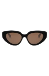 Celine Bold 3 Dots 53mm Cat Eye Sunglasses In Multi