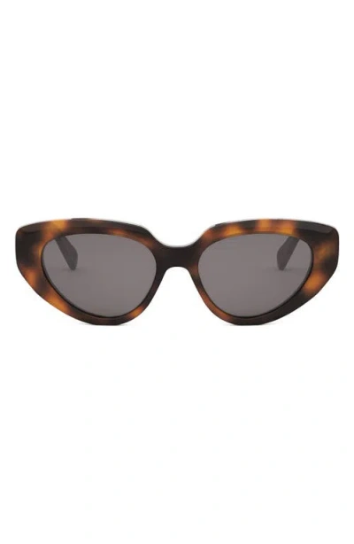 Celine Bold 3 Dots 53mm Cat Eye Sunglasses In Multi