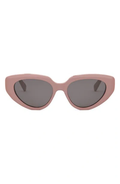 Celine Bold 3 Dots 53mm Cat Eye Sunglasses In Pink