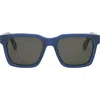 Celine Bold 3 Dots 54mm Geometric Sunglasses In Blue