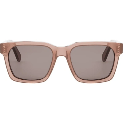 Celine Bold 3 Dots 54mm Geometric Sunglasses In Gray